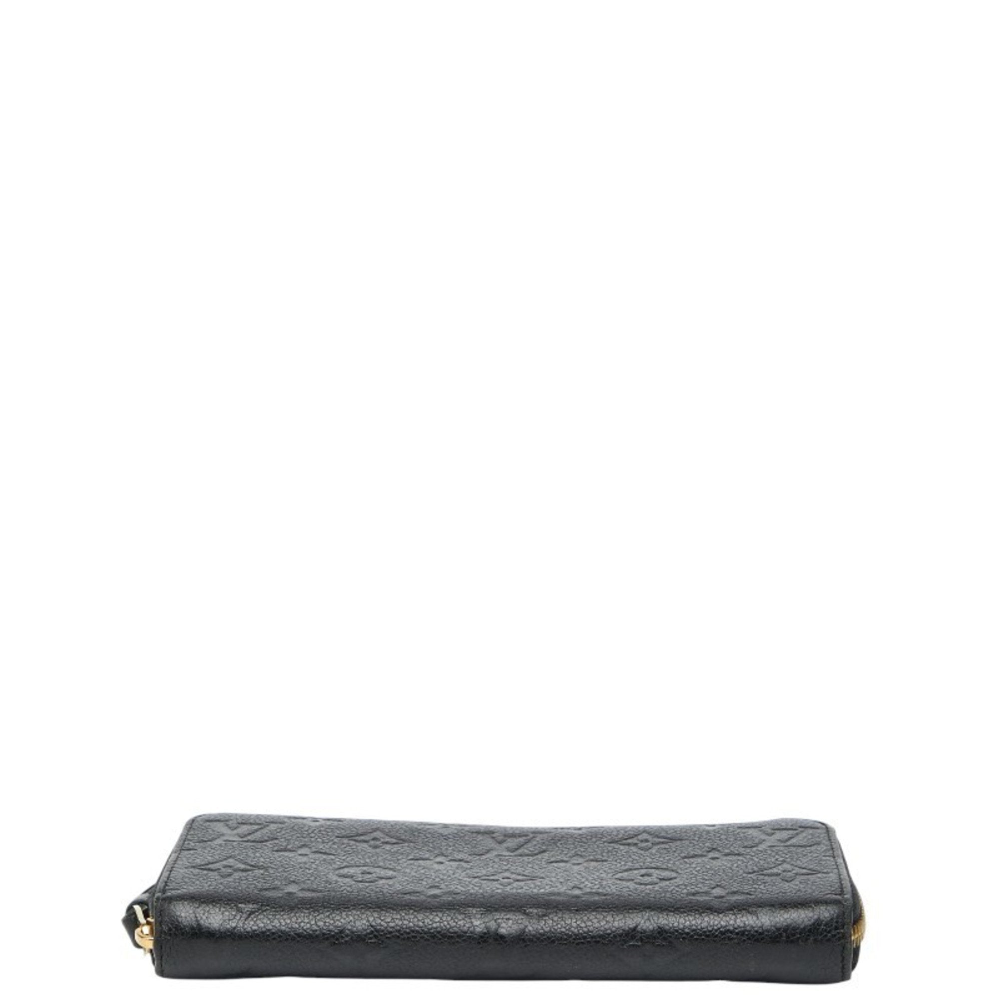Louis Vuitton Black Noir Leather Long Wallet