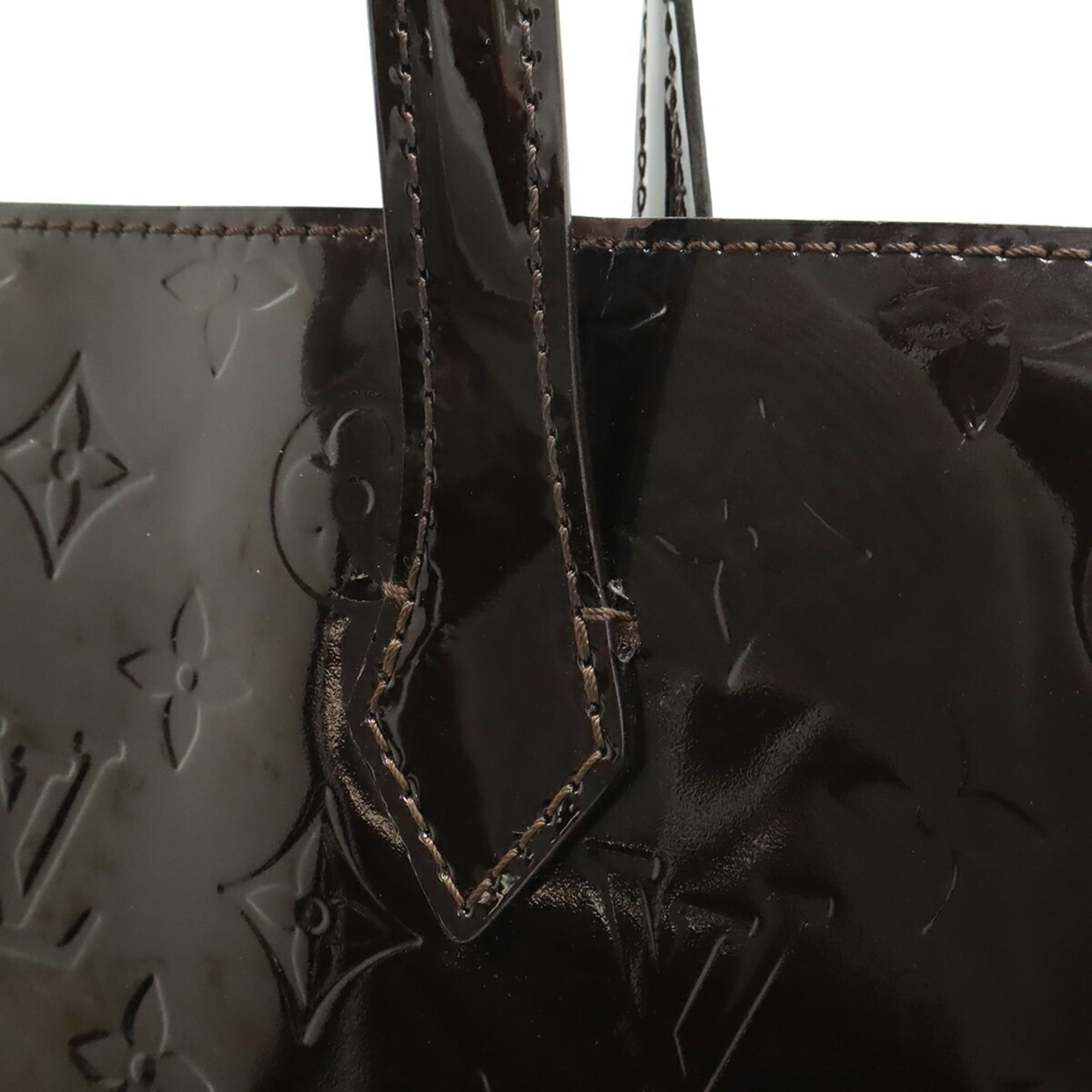 Louis Vuitton Amarante Galle Monogram Vernis Handbag Tote Bag
