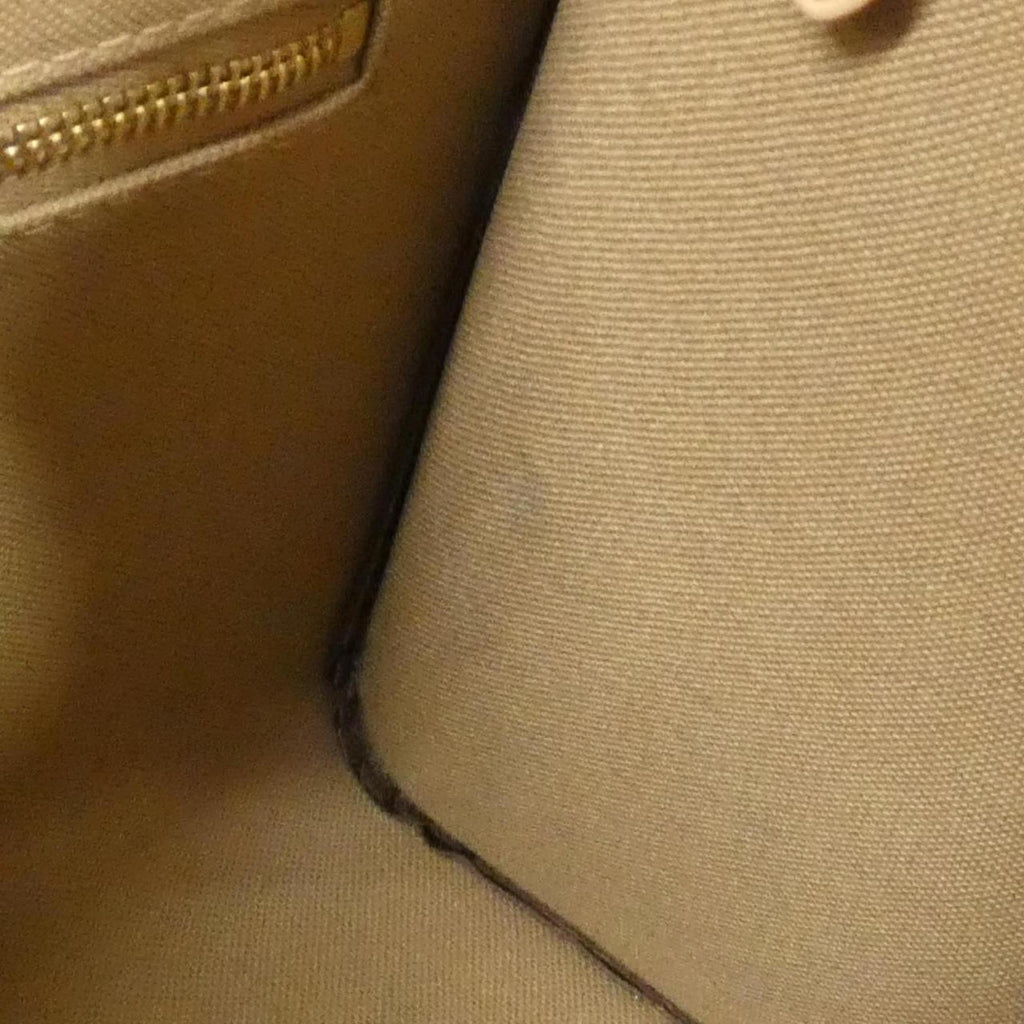 Louis Vuitton Marron Coated Canvas Handbag
