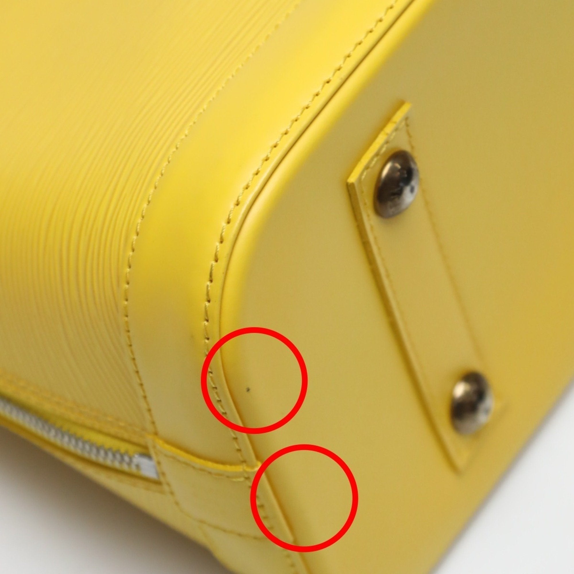 Louis Vuitton Citron Epi Leather Handbag