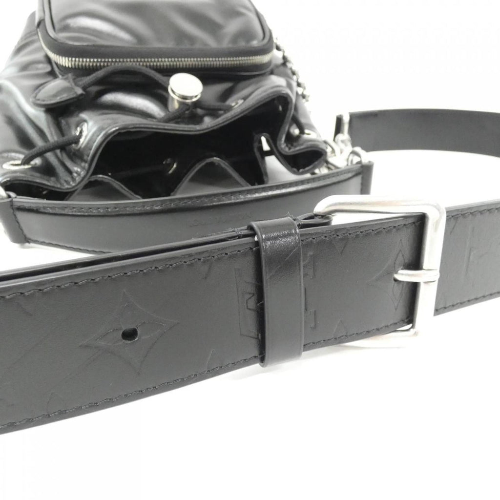 Louis Vuitton Black Leather Shoulder Bag