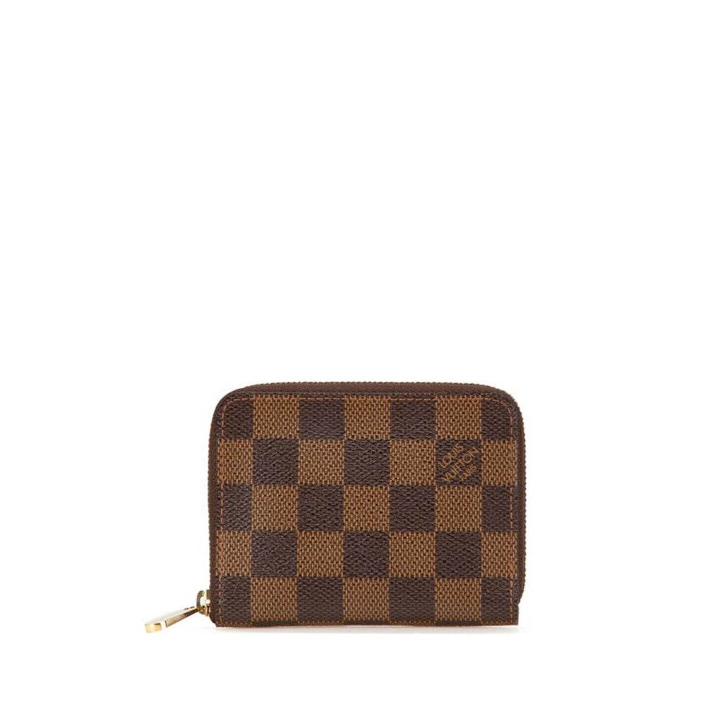 Louis Vuitton Brown Pvc Leather Coin Purse/Coin Case