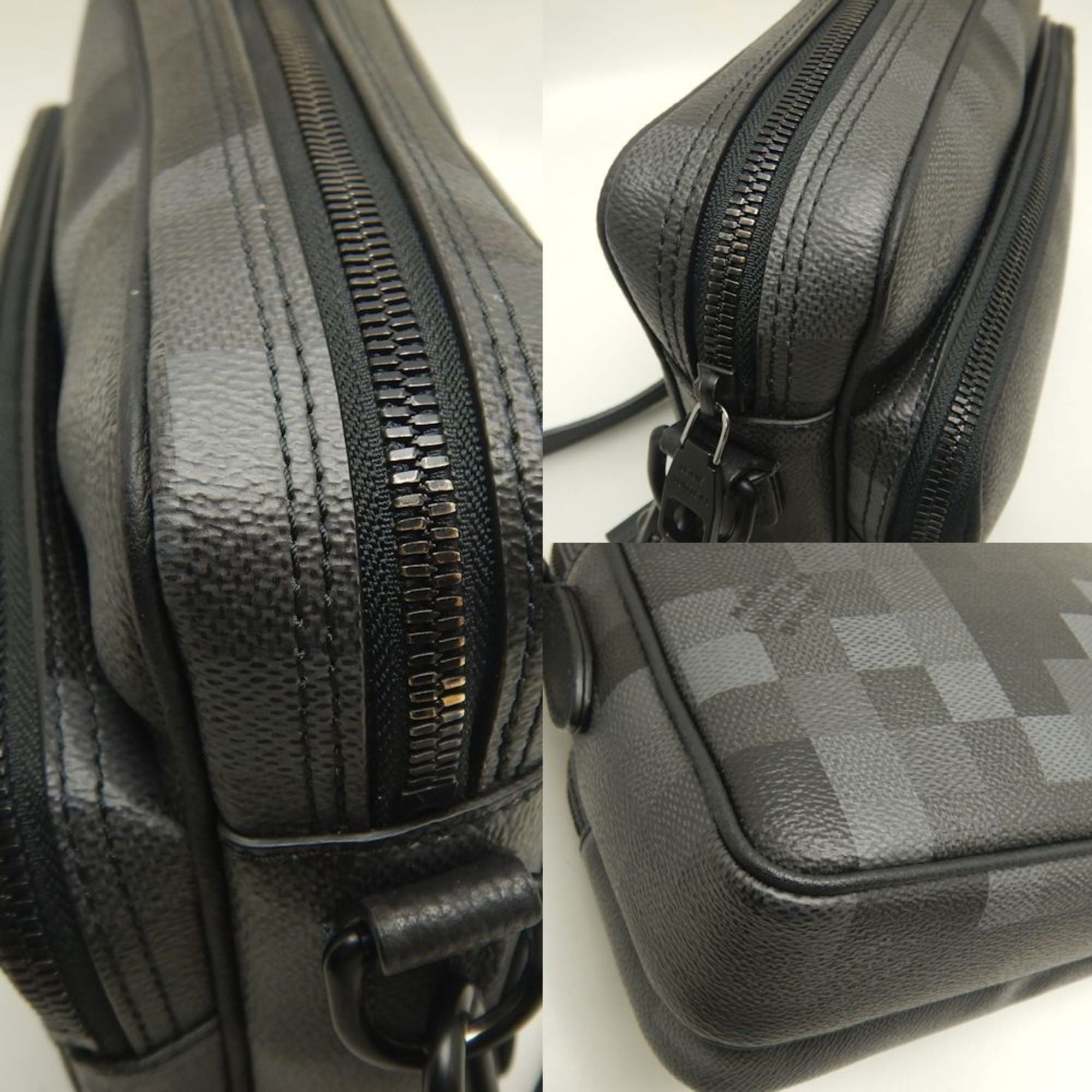 Louis Vuitton Black Noir Pvc Shoulder Bag
