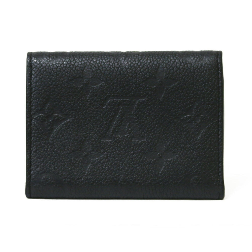Louis Vuitton Card Case Monogram Amplant Initials Amberop Cult de Visit M58456 Black Ladies