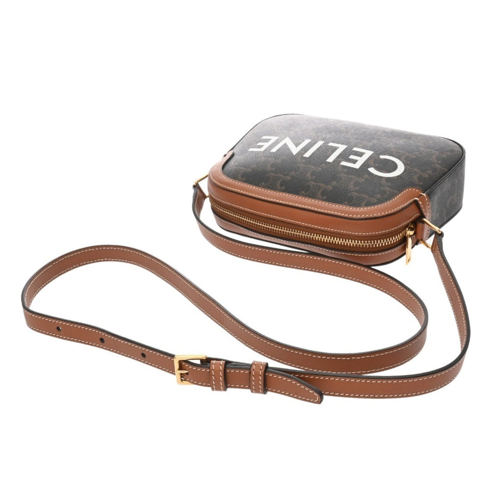Celine Brown Pvc Shoulder Bag