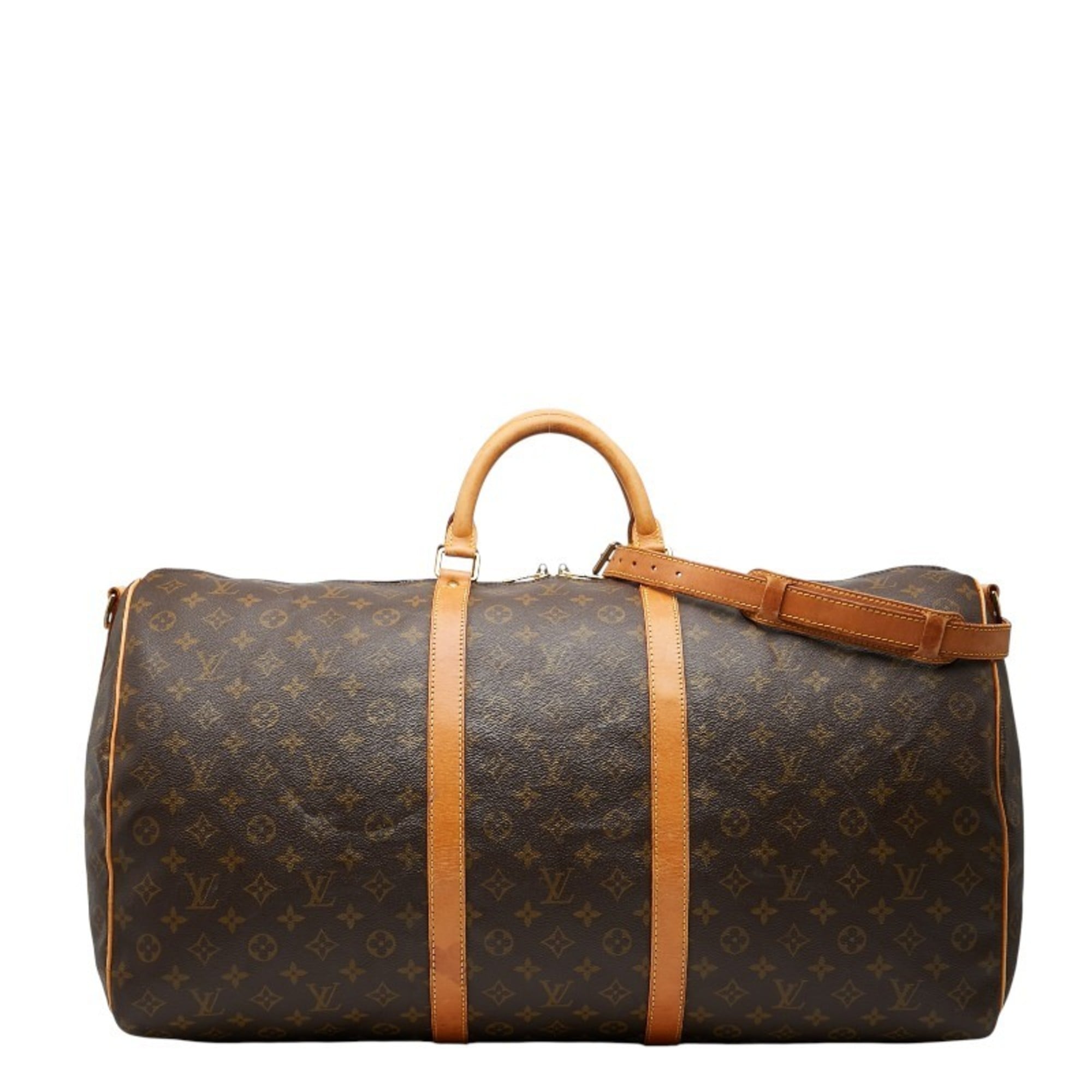 Louis Vuitton Monogram Brown Monogram Monogram Pvc Leather Boston Bag Shoulder Bag