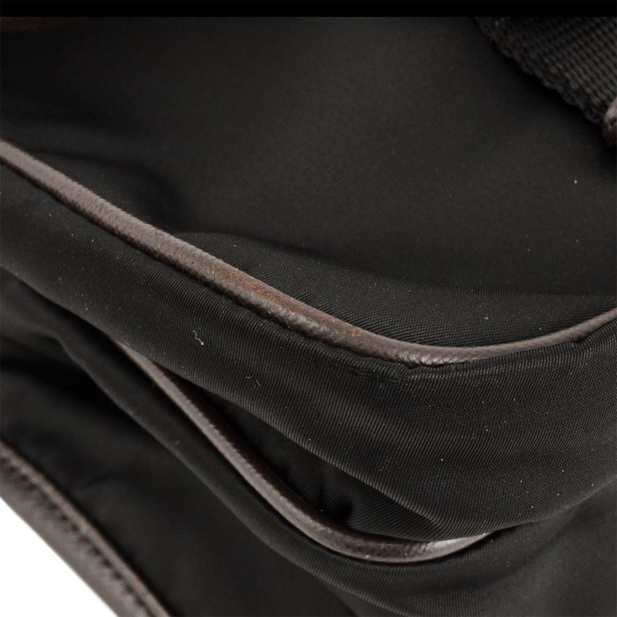 Prada Black Nylon Shoulder Bag
