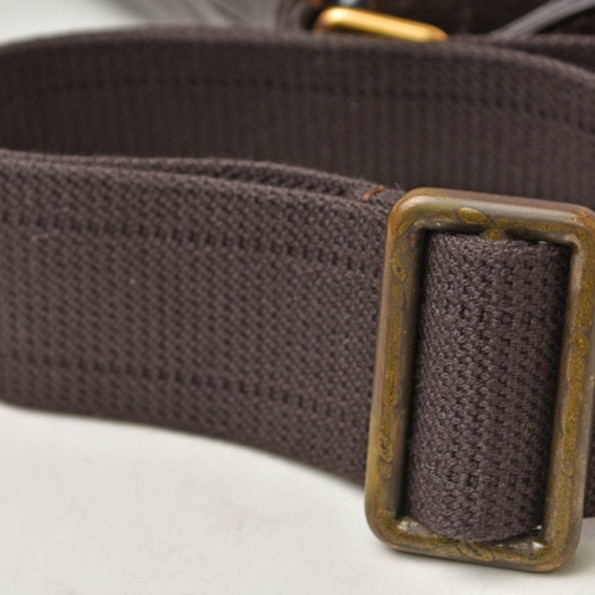 Louis Vuitton Coffee Utah Leather Shoulder Bag