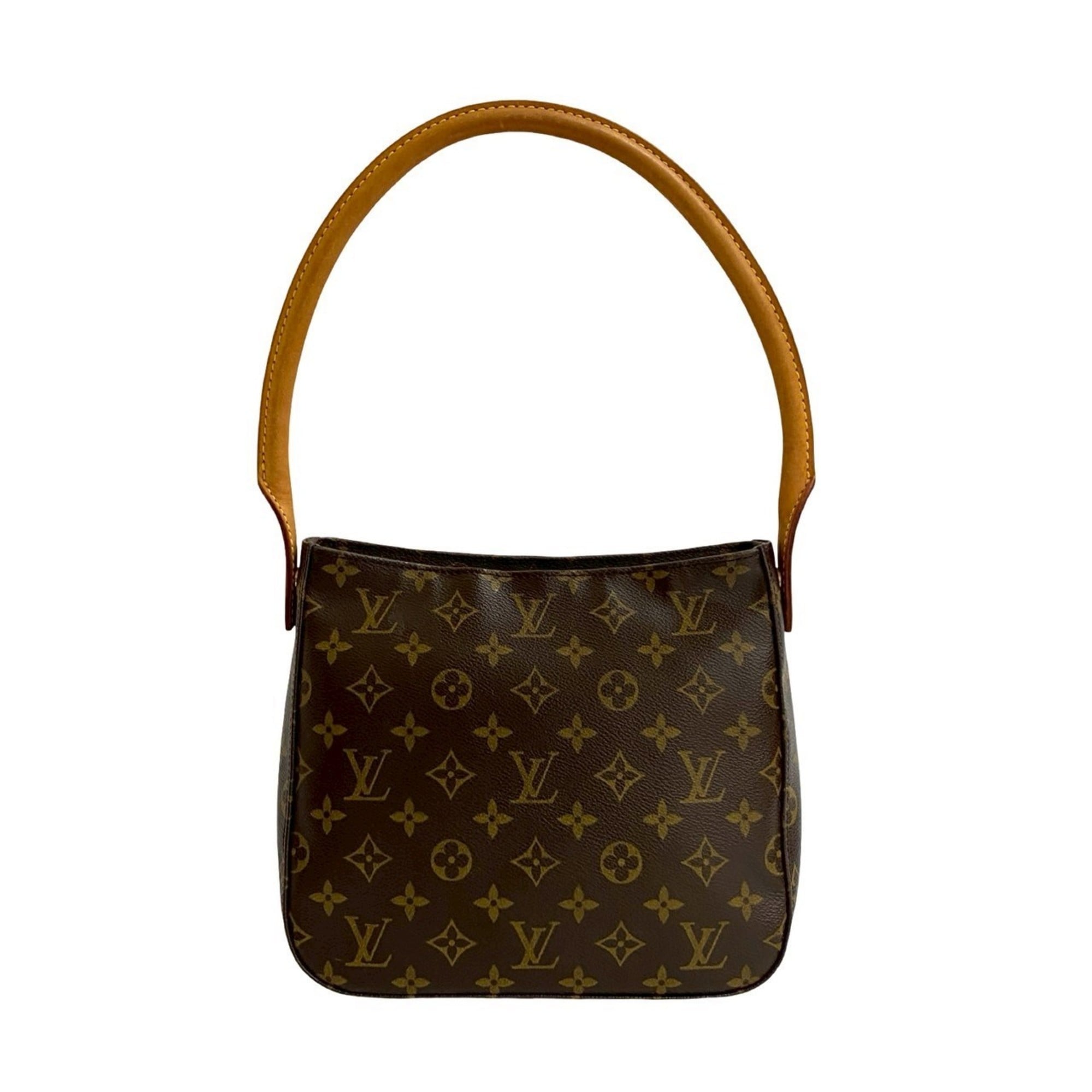 Louis Vuitton Brown Leather Shoulder Bag