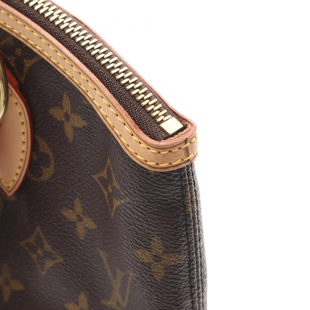 Louis Vuitton Brown Monogram Coated Canvas Leather Handbag