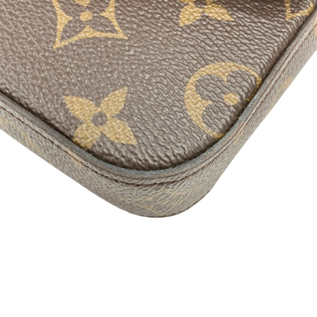 Louis Vuitton Brown Monogram Pochette Shoulder Bag
