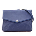 Louis Vuitton Blue Leather Shoulder Bag