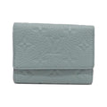 Louis Vuitton Blue Leather Wallet (Tri-Fold)