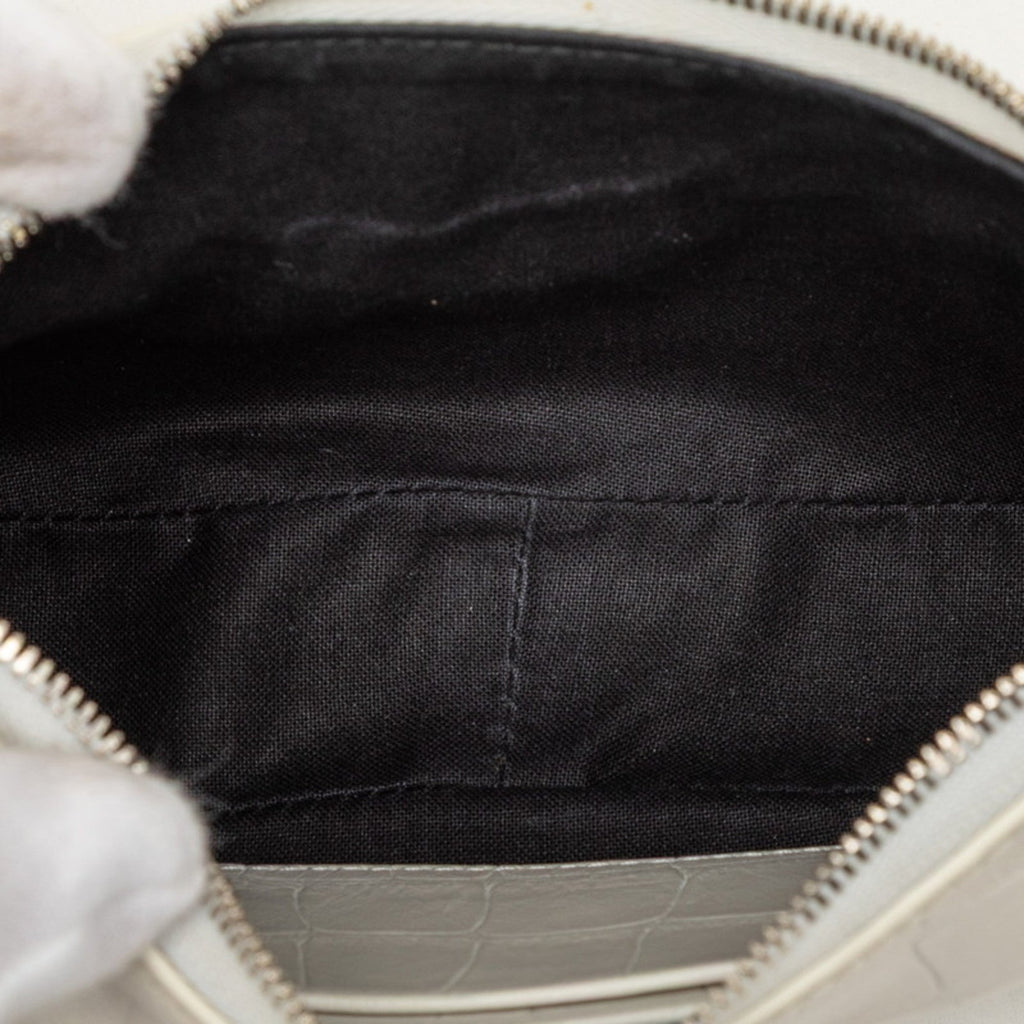 Balenciaga White Leather Handbag Shoulder