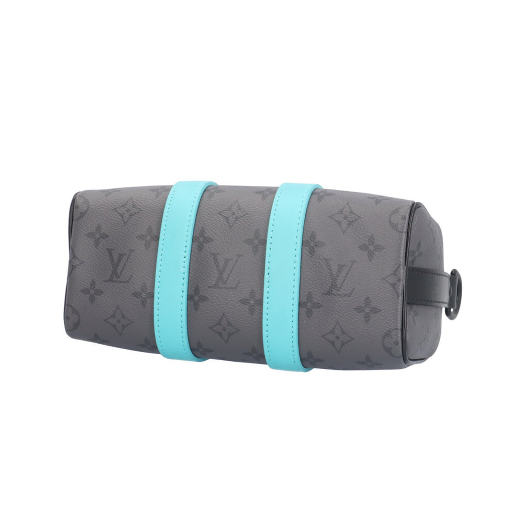 Louis Vuitton Gray Monogram Eclipse Turquoise Monogram Eclipse Shoulder Bag