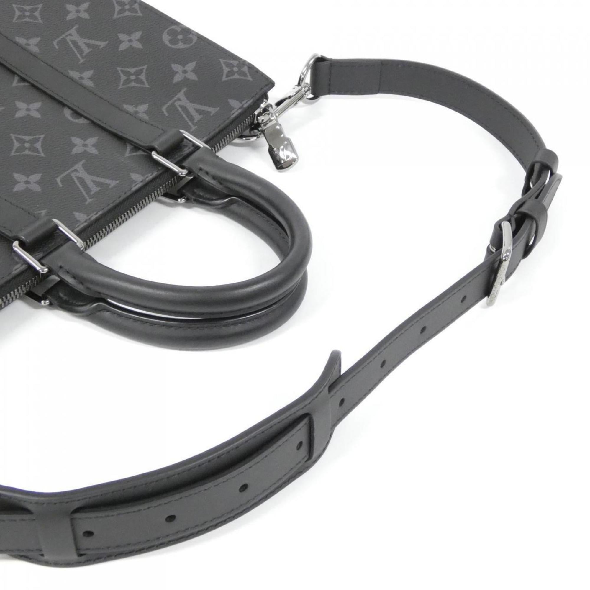 Louis Vuitton Black Coated Canvas Handbag