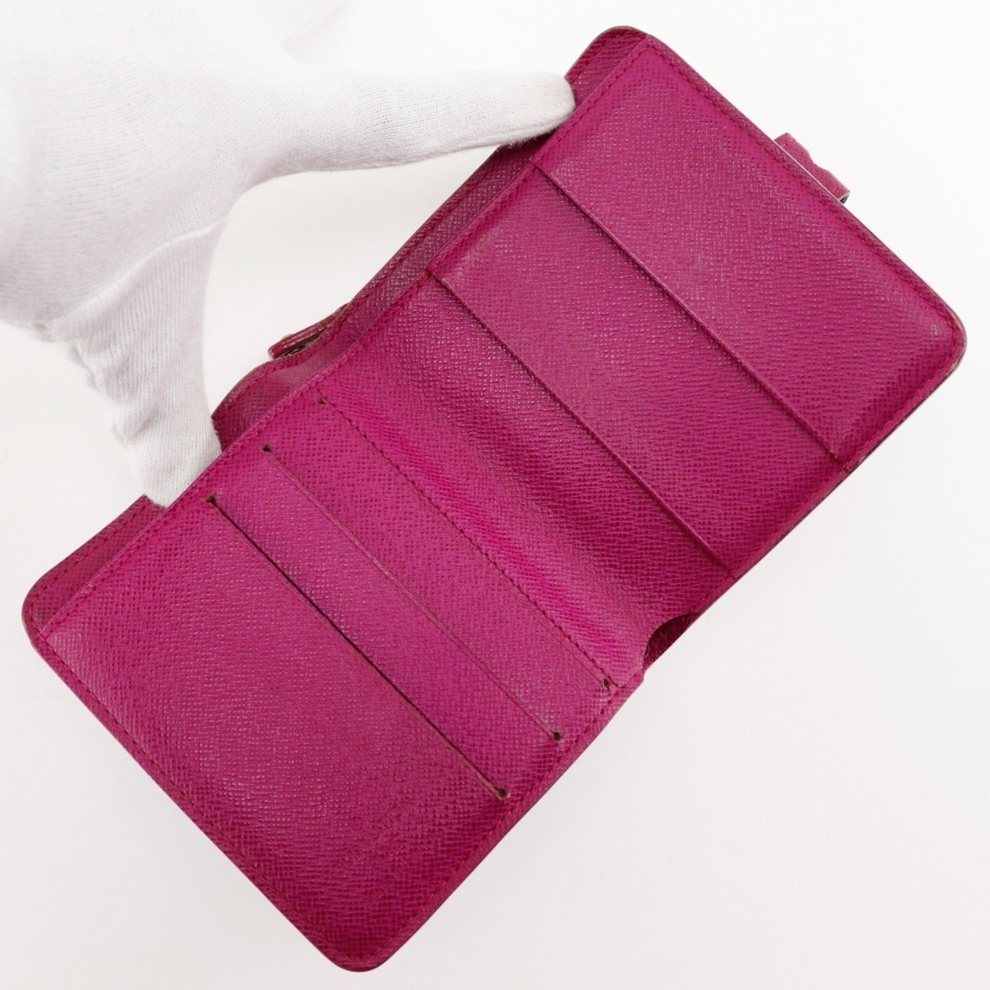 Louis Vuitton Brown Fuchsia Monogram Pink Monogram Wallet