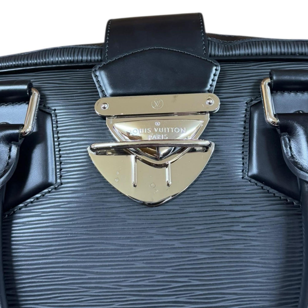 Louis Vuitton Black Epi Leather Handbag