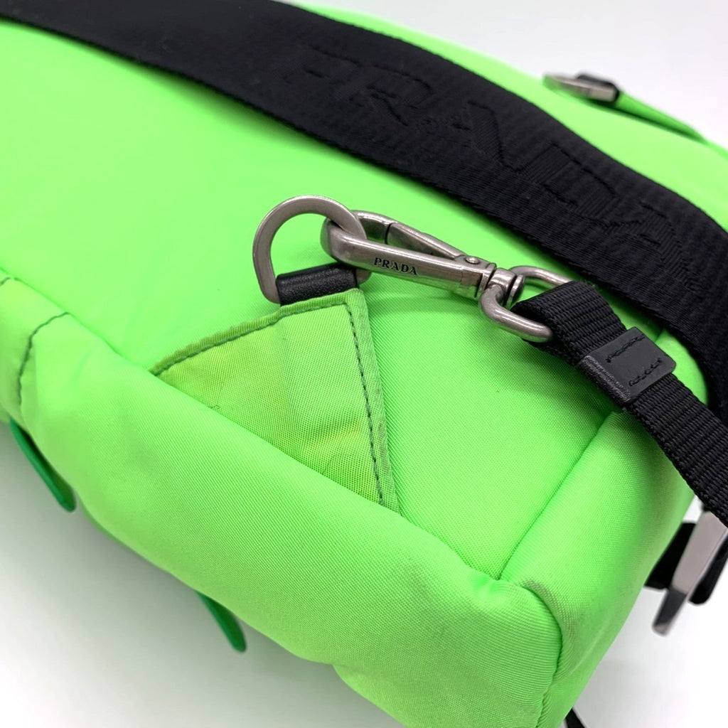 Prada Green Nylon Sling Bag