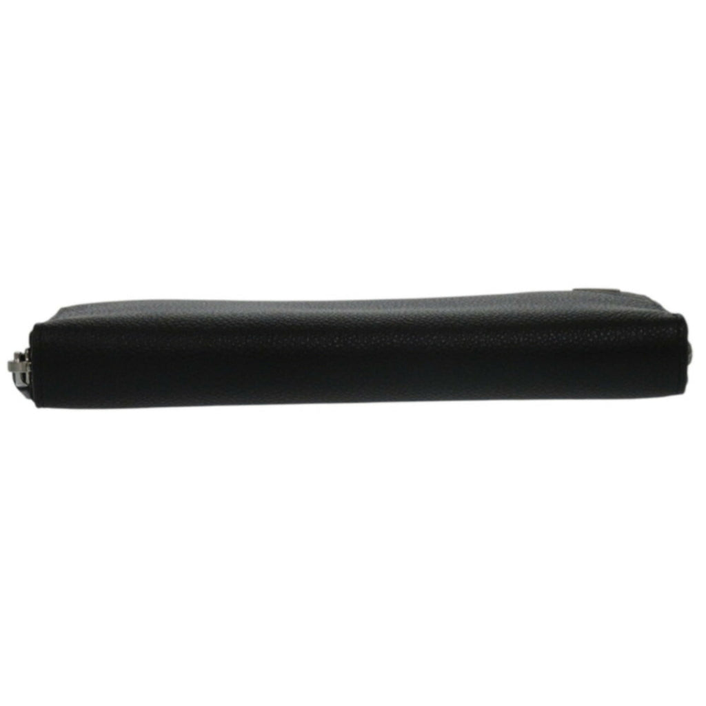 Prada Black Leather Long Wallet (Bi-Fold)