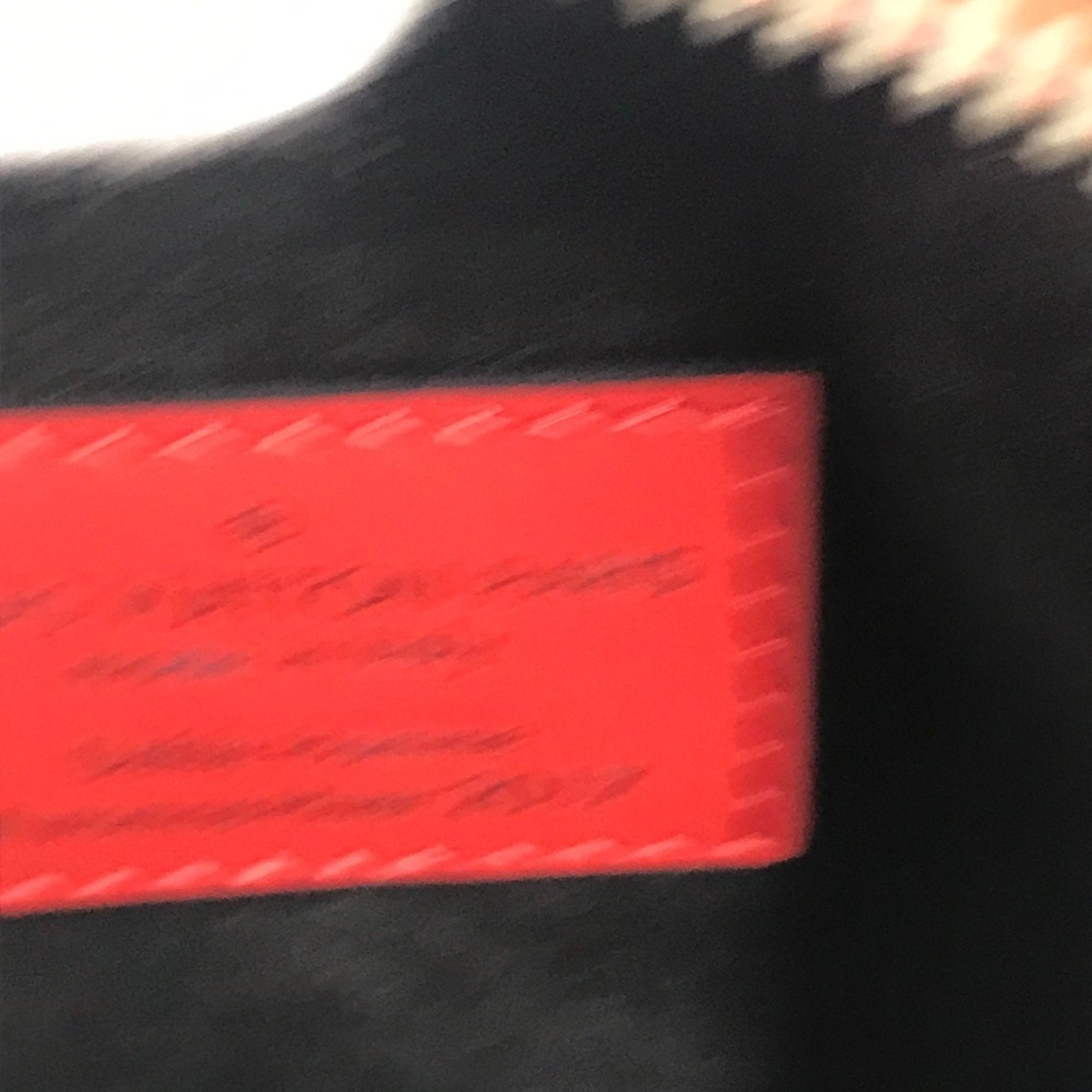 Louis Vuitton Red Color White Epi Leather Pochette Shoulder Bag