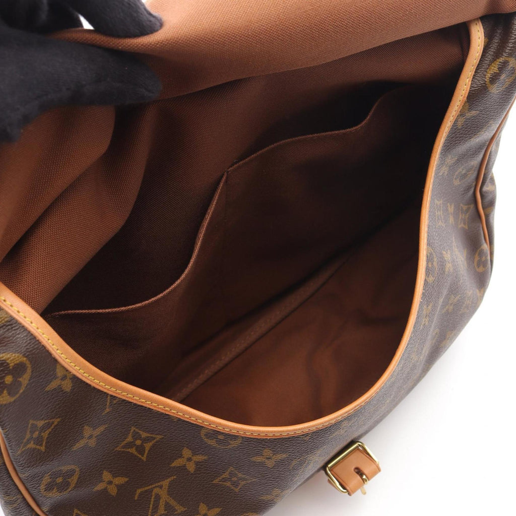 Louis Vuitton Brown Monogram Coated Canvas Pvc Leather Shoulder Bag