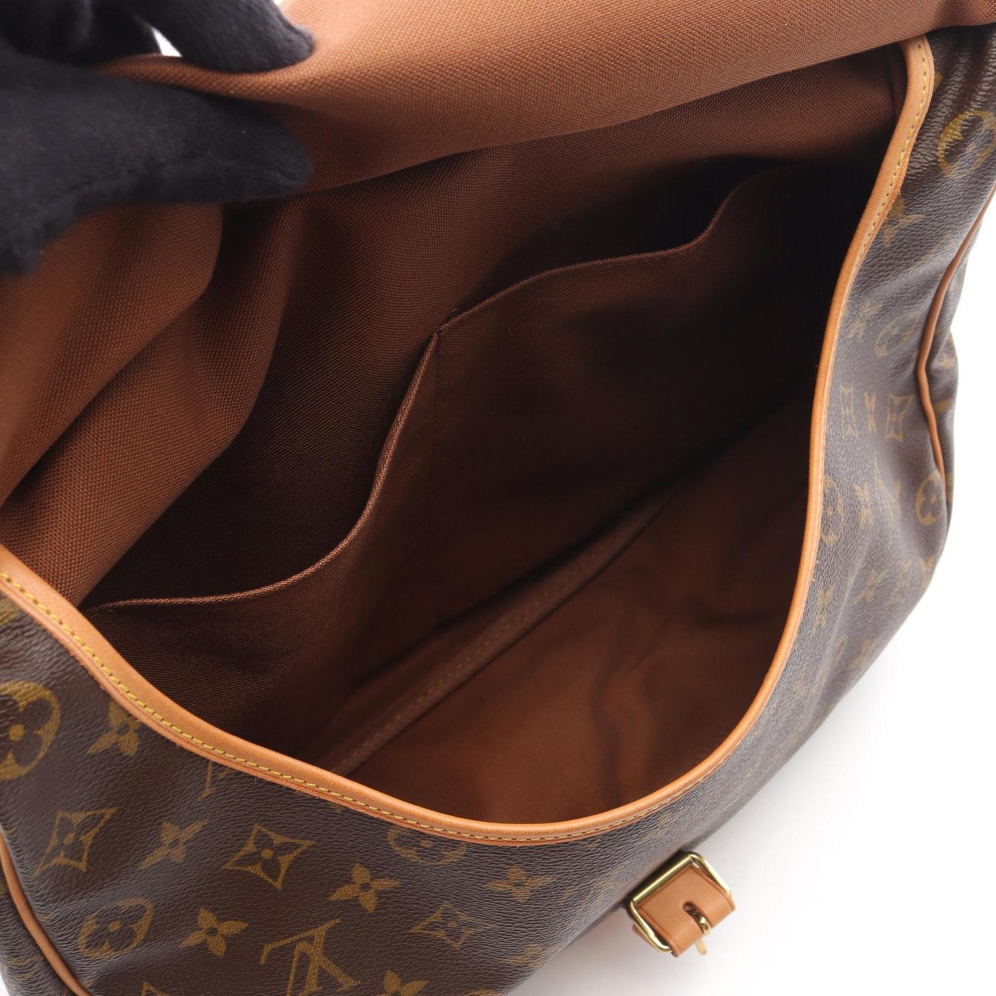 Louis Vuitton Brown Monogram Coated Canvas Pvc Leather Shoulder Bag