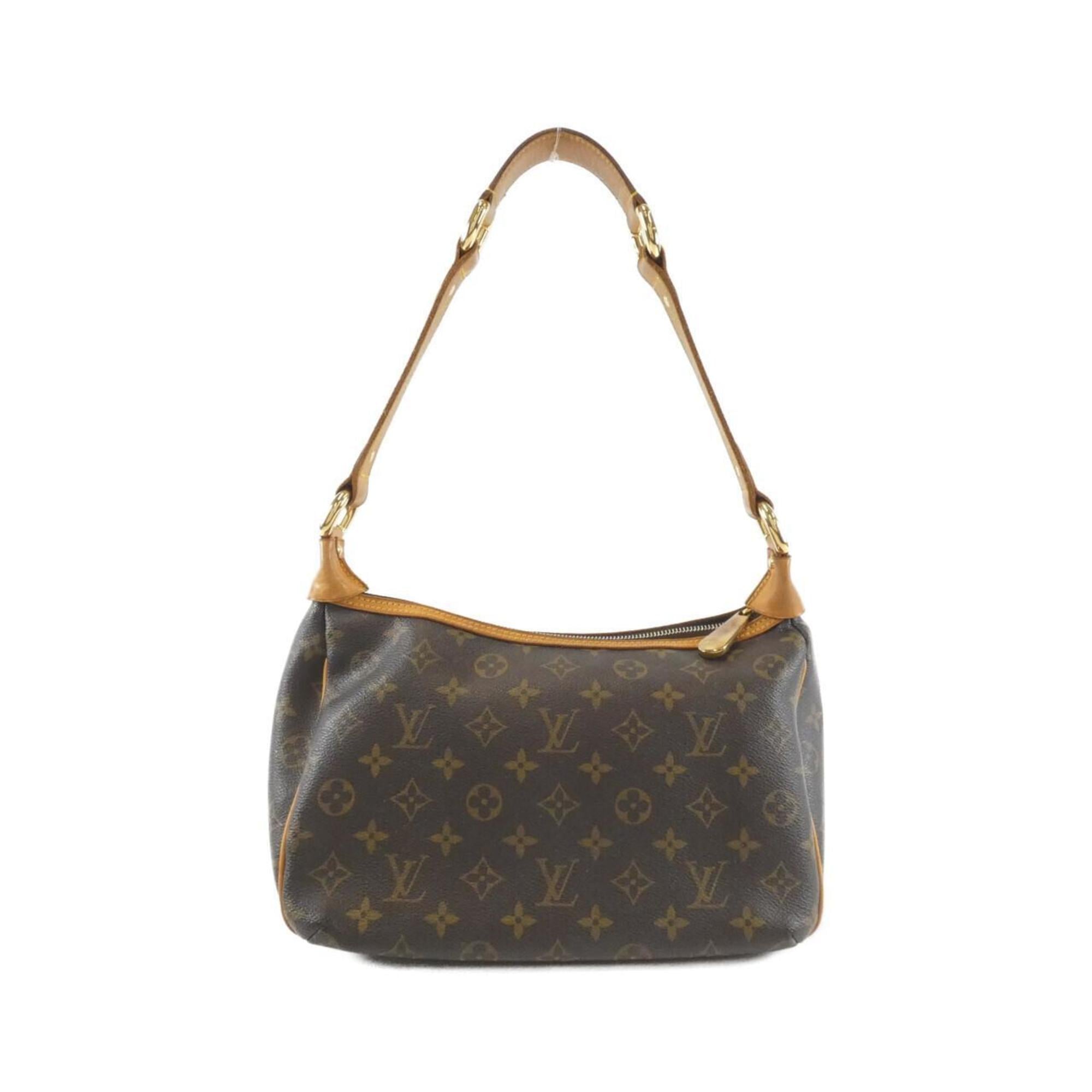Louis Vuitton Marron Coated Canvas Shoulder Bag