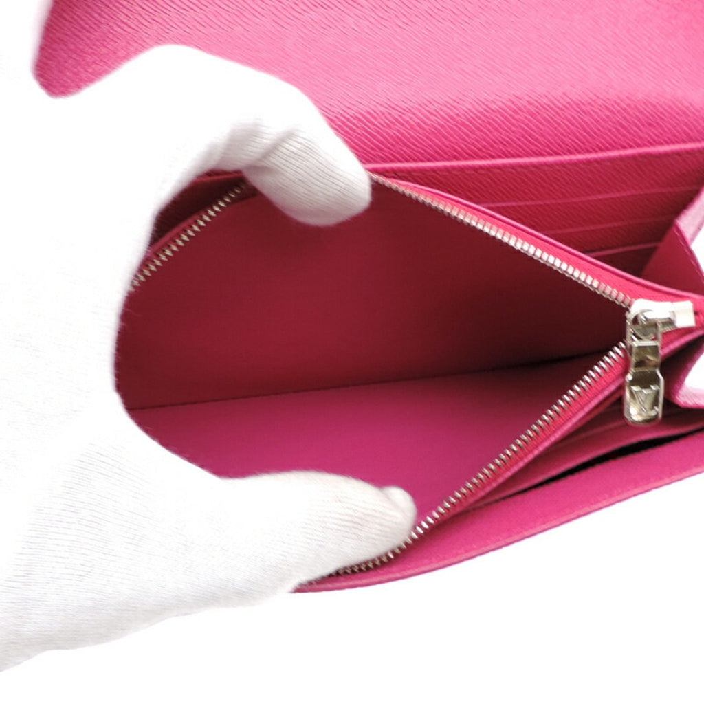 Louis Vuitton Black Hot Pink Noir Pink Epi Leather Long Wallet
