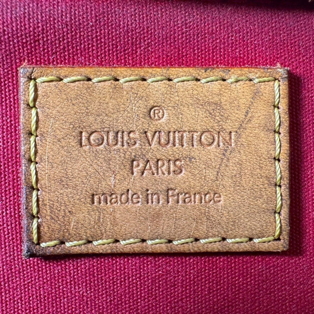 Louis Vuitton Pomme D'amour Red Color Monogram Vernis Handbag