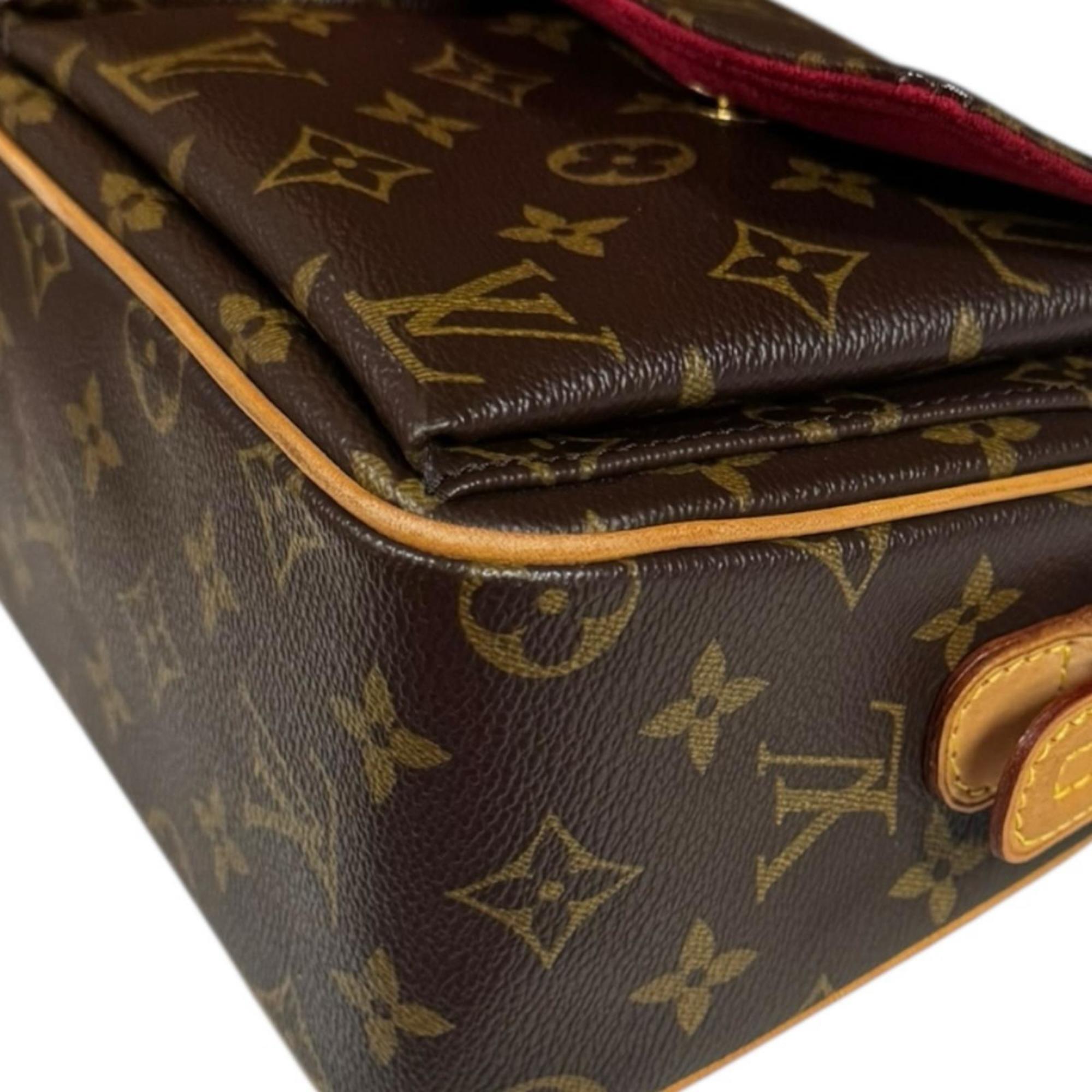 Louis Vuitton Brown Monogram Canvas Shoulder Bag