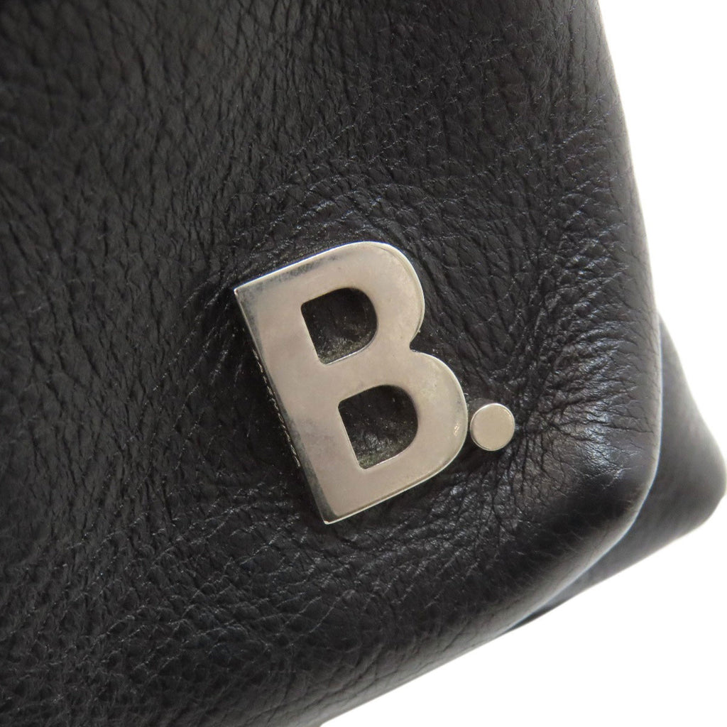 Balenciaga Black Leather Backpack