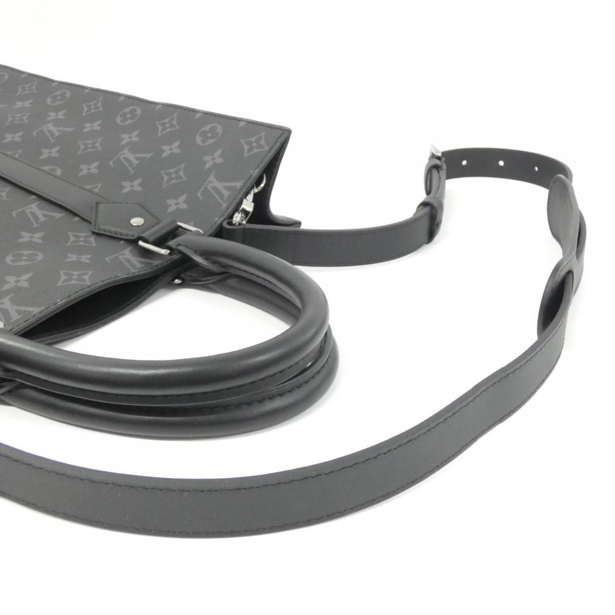 Louis Vuitton Black Coated Canvas Handbag