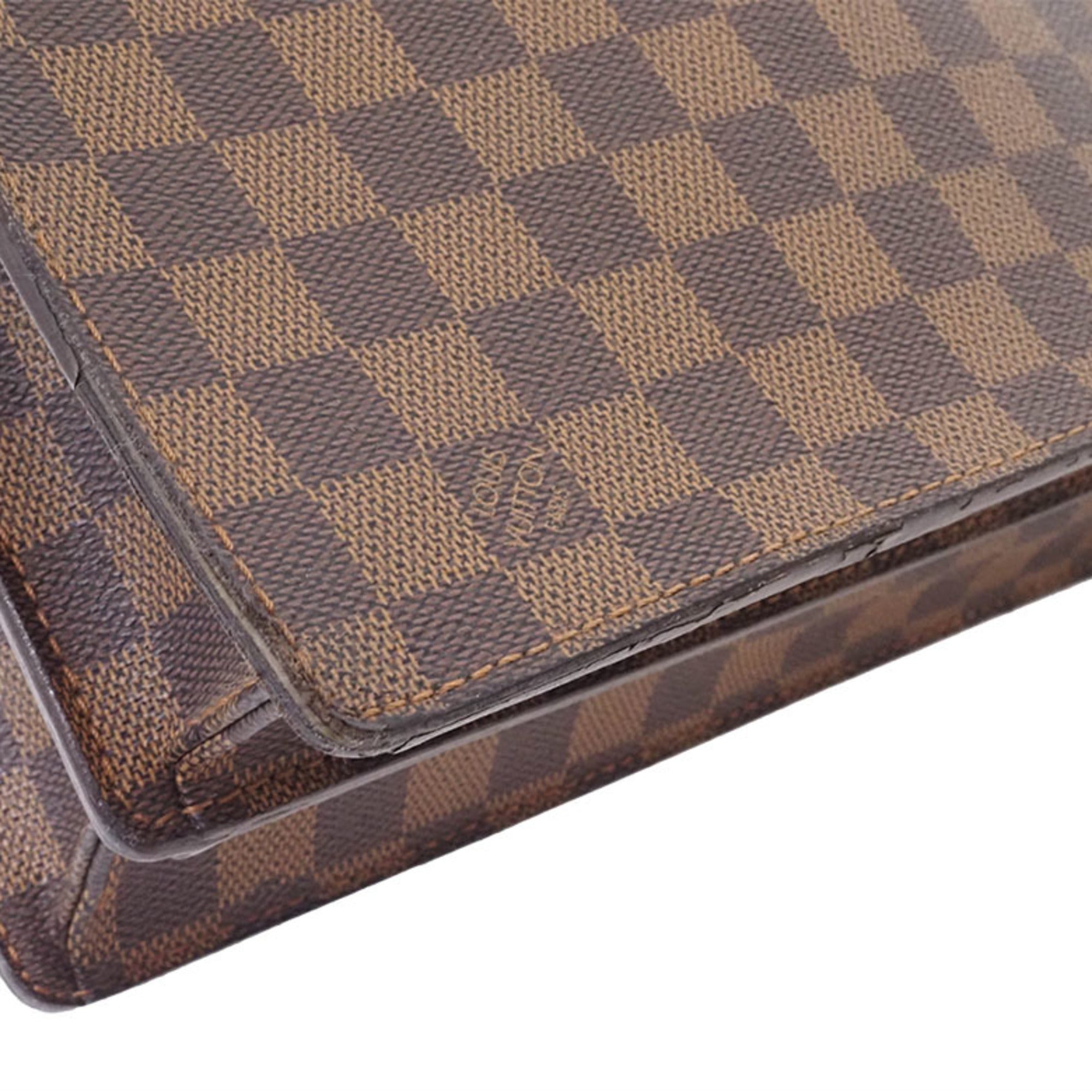 Louis Vuitton Damier Damier Canvas Ebene Handbag