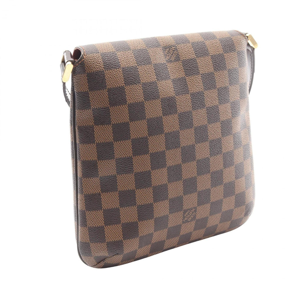 Louis Vuitton Brown Ebene Coated Canvas Leather Shoulder Bag