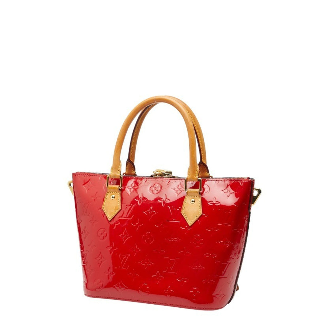 Louis Vuitton Cerise Red Color Patent Leather Handbag Shoulder Bag