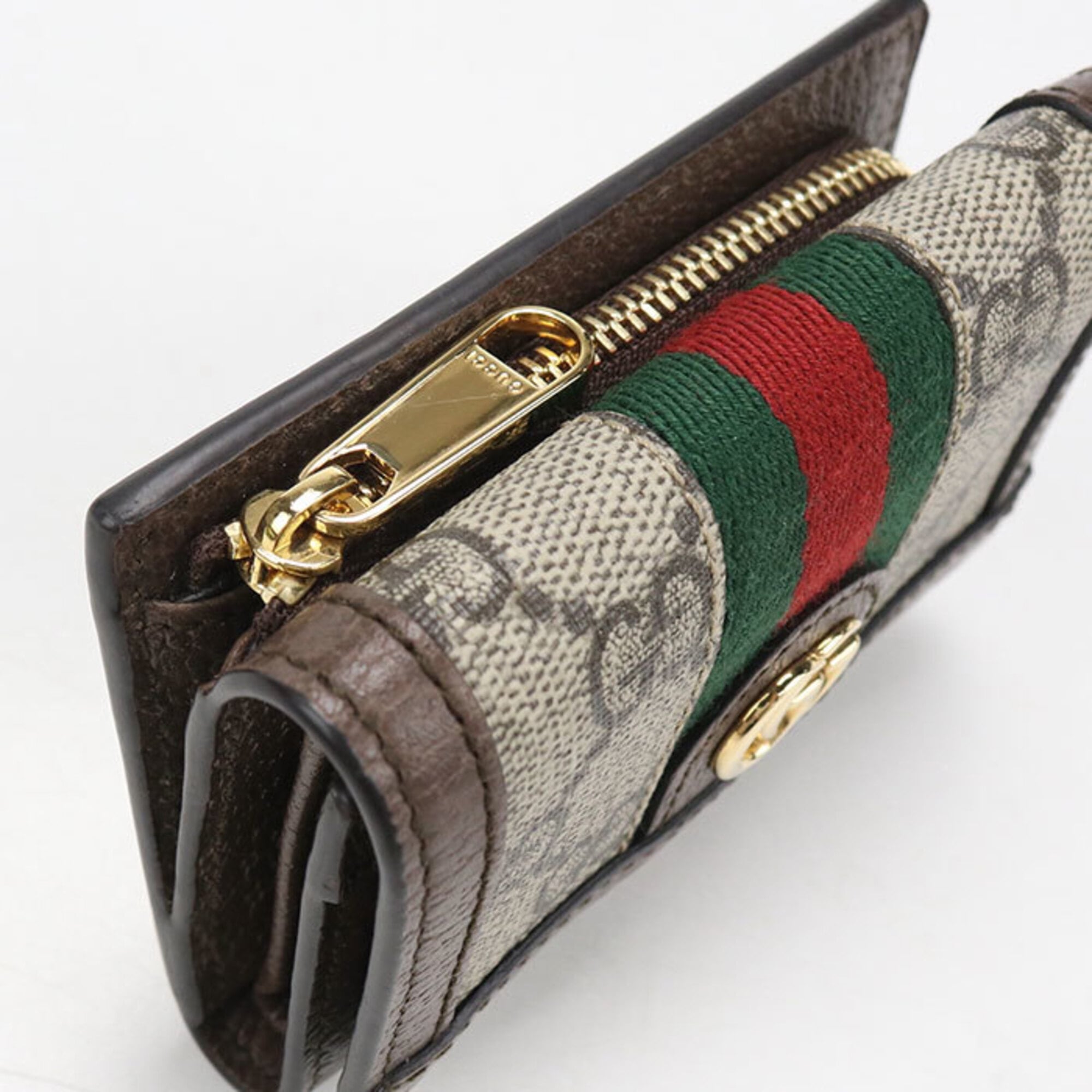 Gucci Beige Gg Supreme Wallet (Tri-Fold) (Pre-Owned)