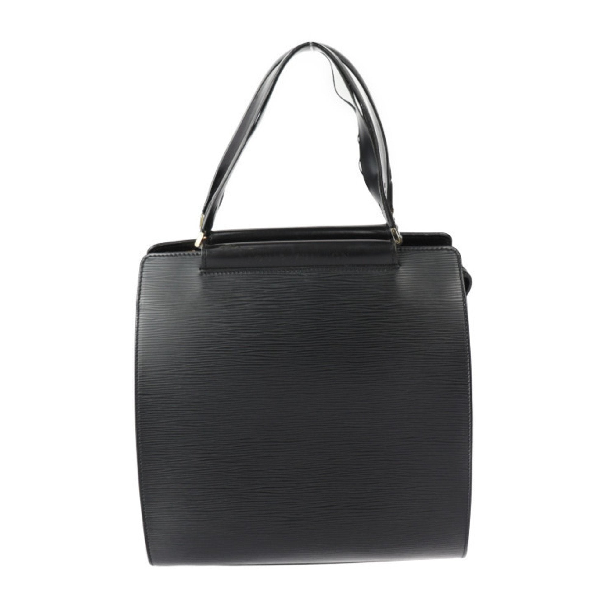 Louis Vuitton Epi Black Leather Handbag Tote Bag