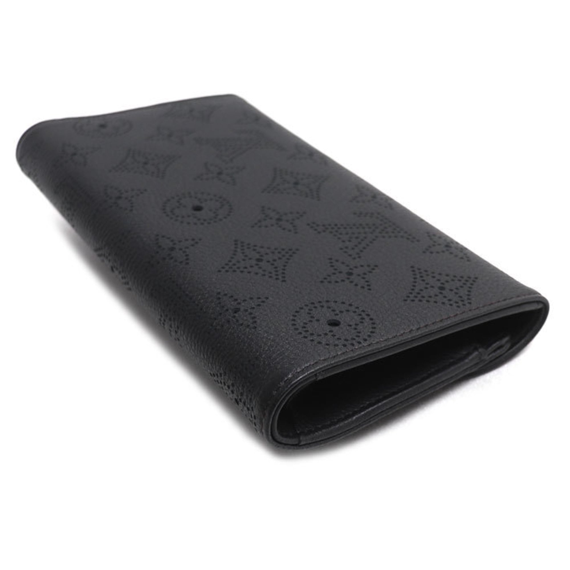 Louis Vuitton Silver Mahina Leather Long Wallet