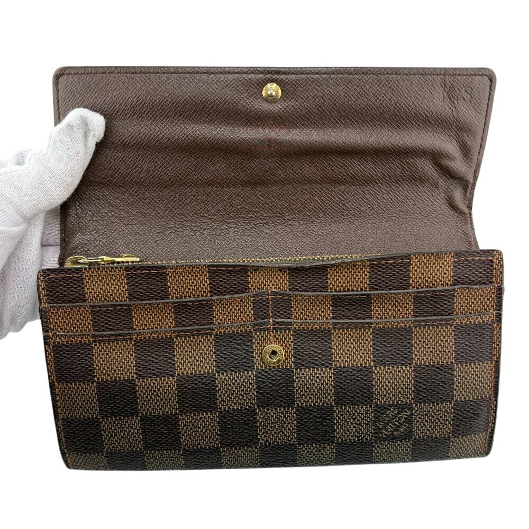 Louis Vuitton Brown Cuir Ombre Leather Coin Purse/Coin Case