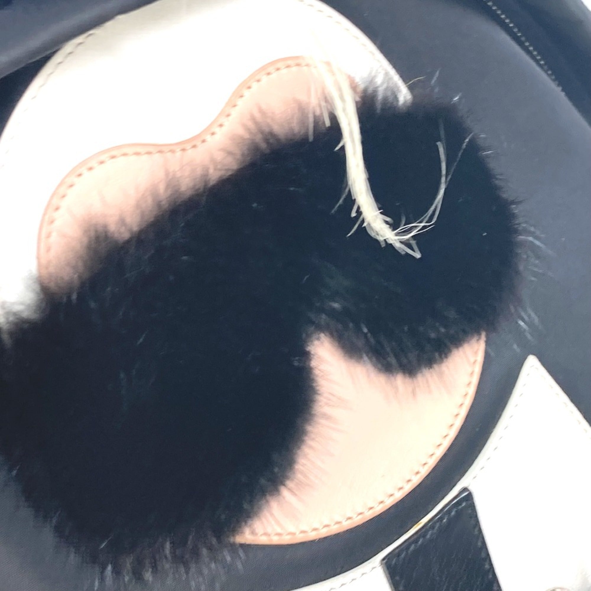Fendi Black Cloth Backpack