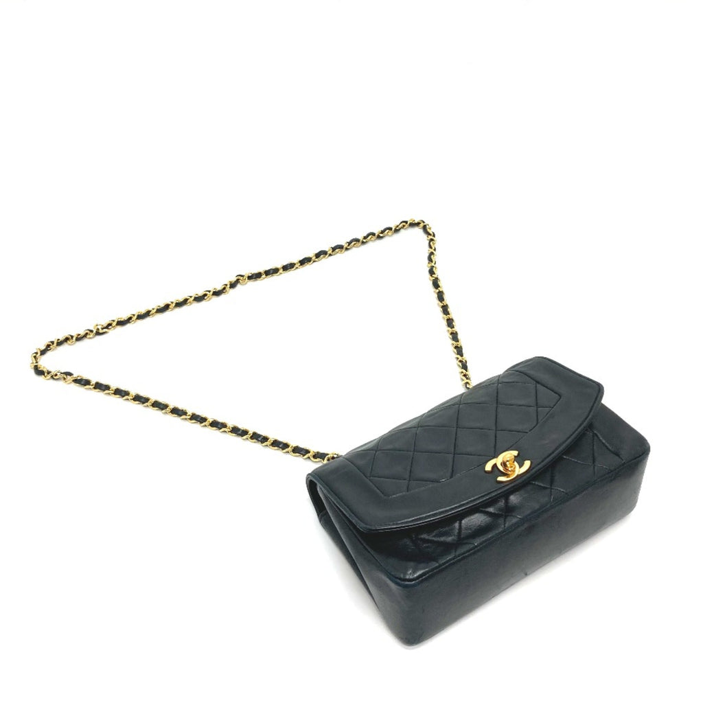 Chanel Black Leather Shoulder Bag