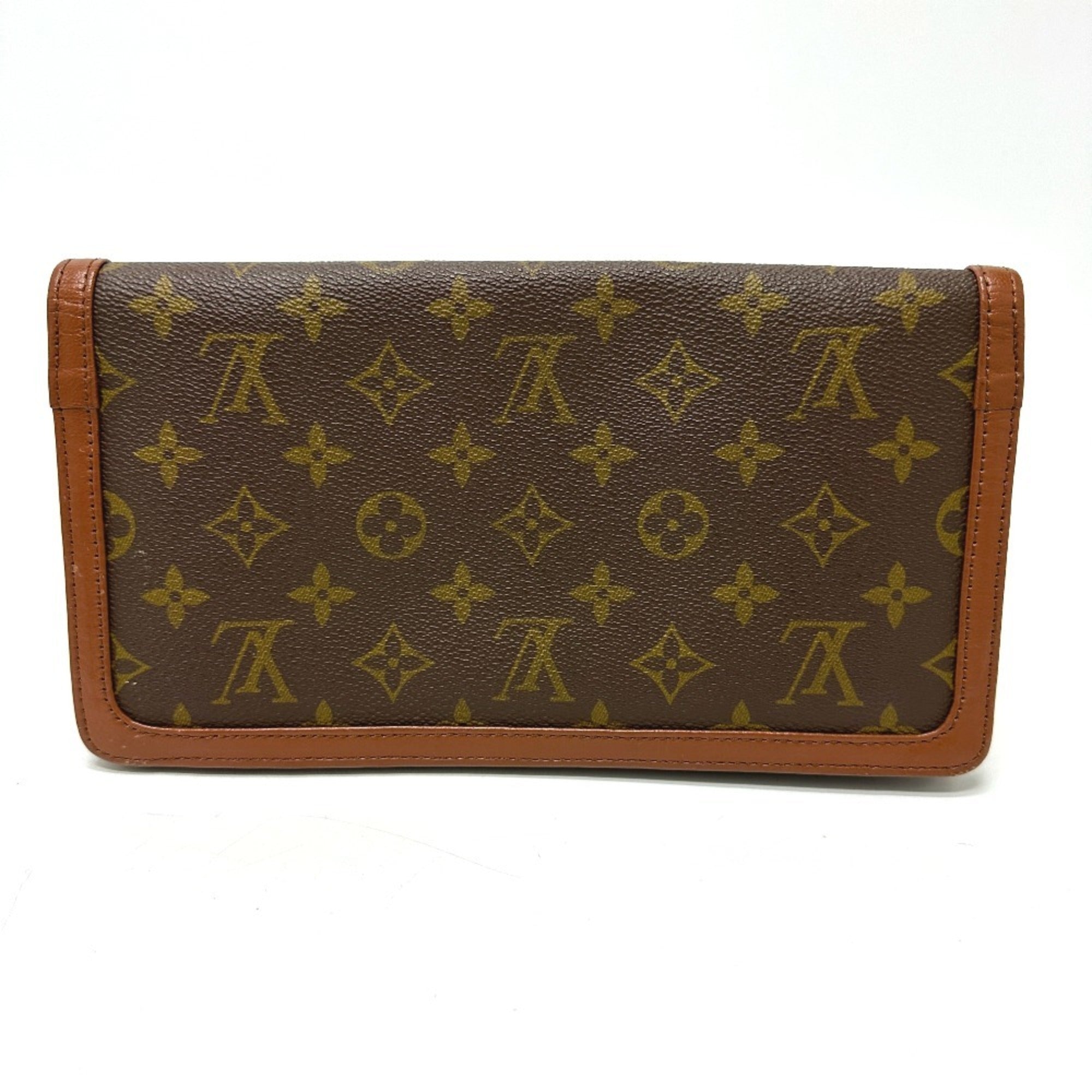 Louis Vuitton Brown Monogram Clutch Bag Pochette