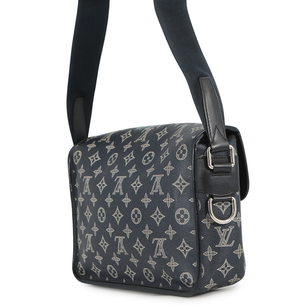 Louis Vuitton Monogram Savane Navy Handbag Shoulder Bag