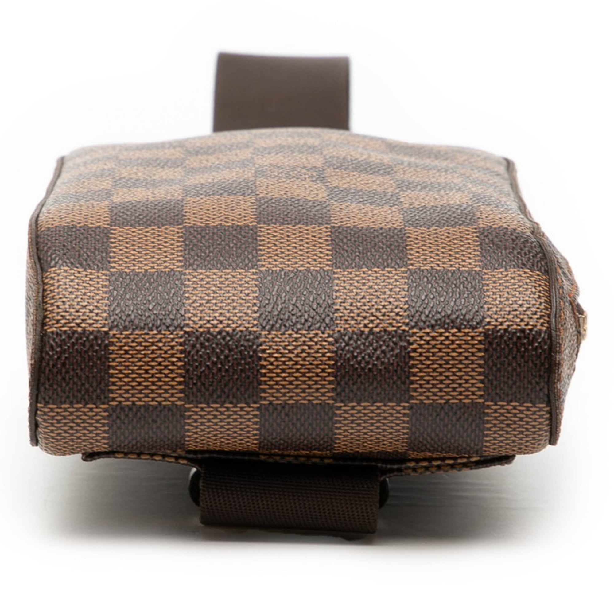 Louis Vuitton Brown Pvc Leather Shoulder Bag Sling Bag