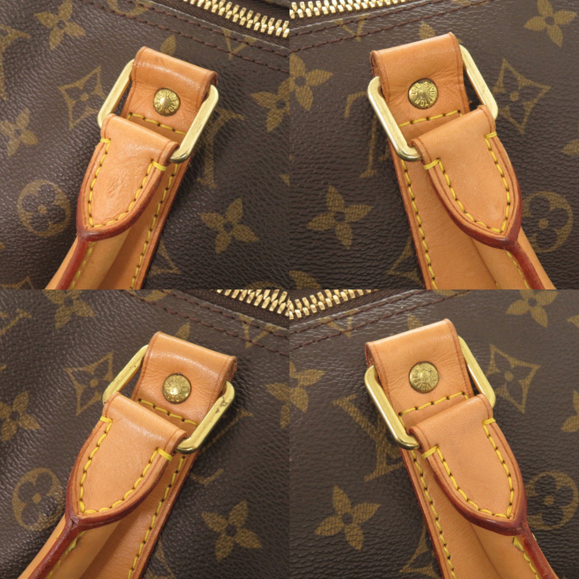 Louis Vuitton Brown Monogram Monogram Boston Bag