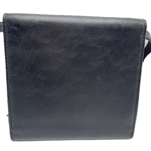 Balenciaga Black Leather Chain/Shoulder Wallet