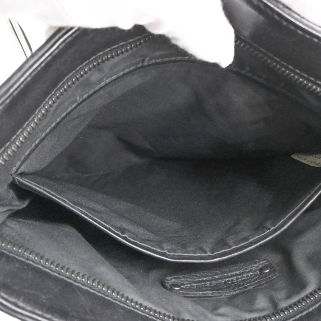 Bottega Veneta Black Intrecciato Leather Shoulder Bag