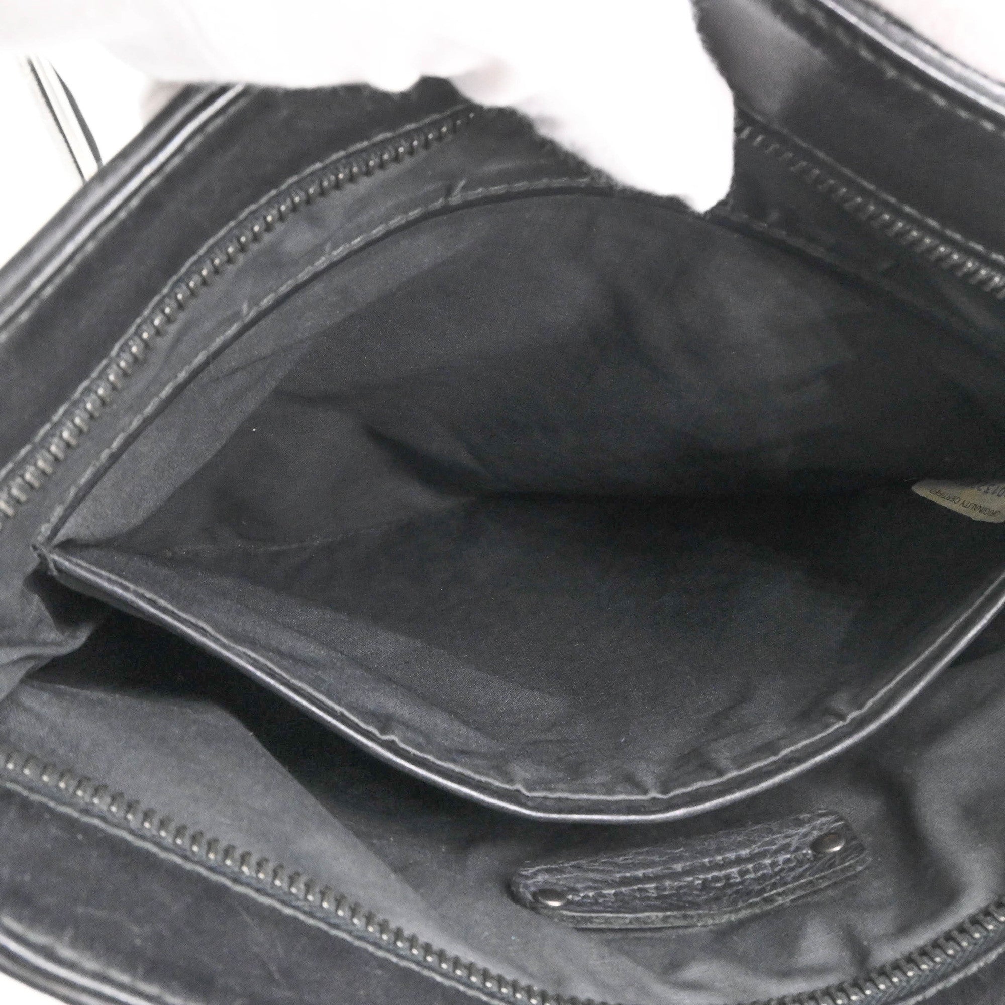 Bottega Veneta Black Intrecciato Leather Shoulder Bag