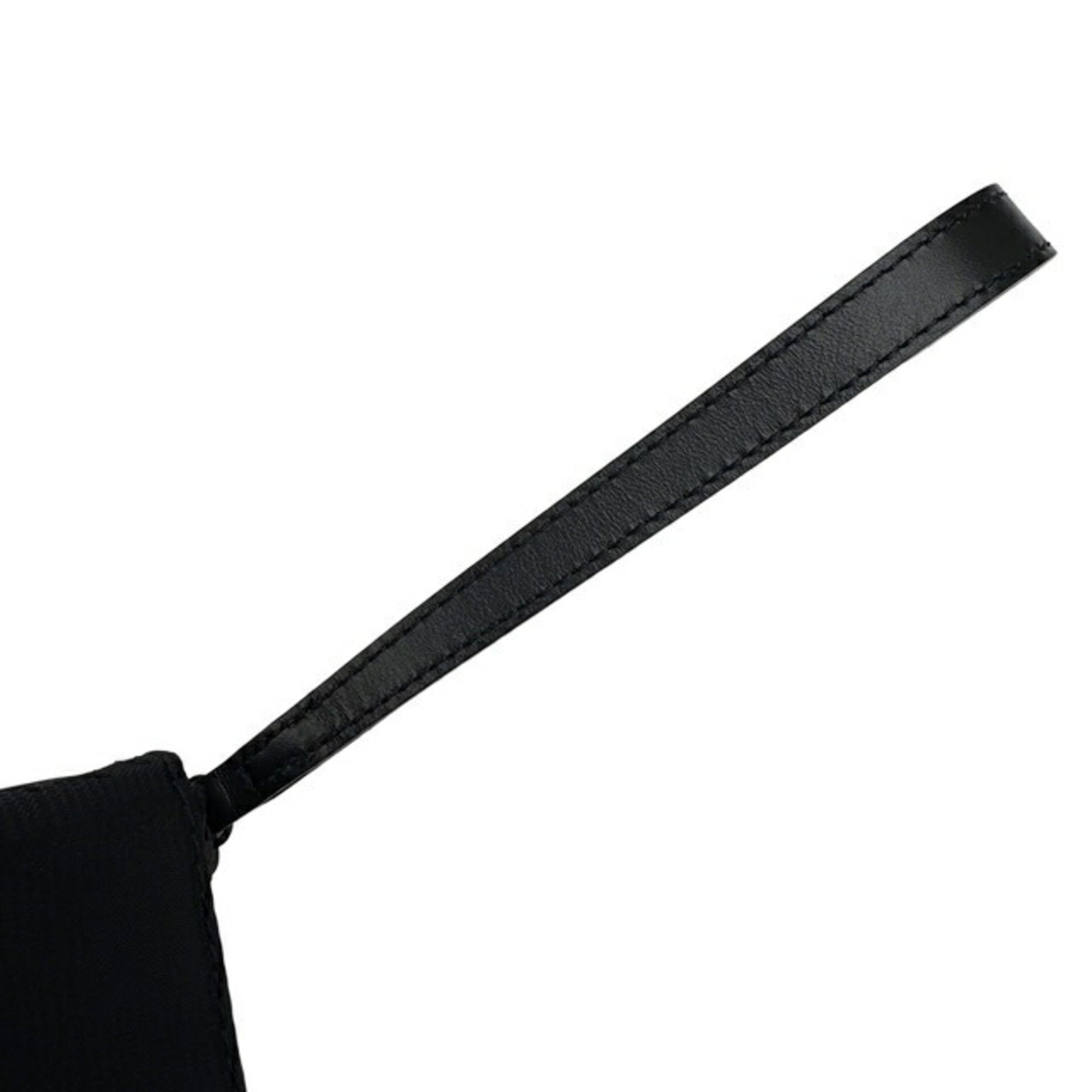 Chanel New Travel Line Black Nylon Leather Pouch